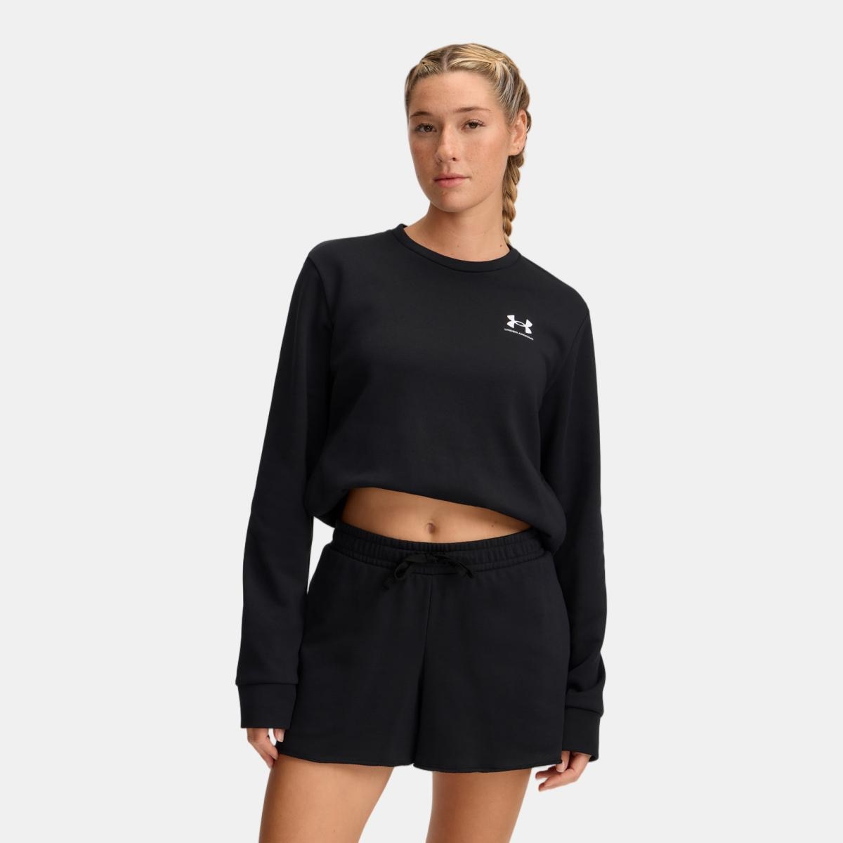 Sweatshirt de Mulher Rival Terry Crew Preto-1