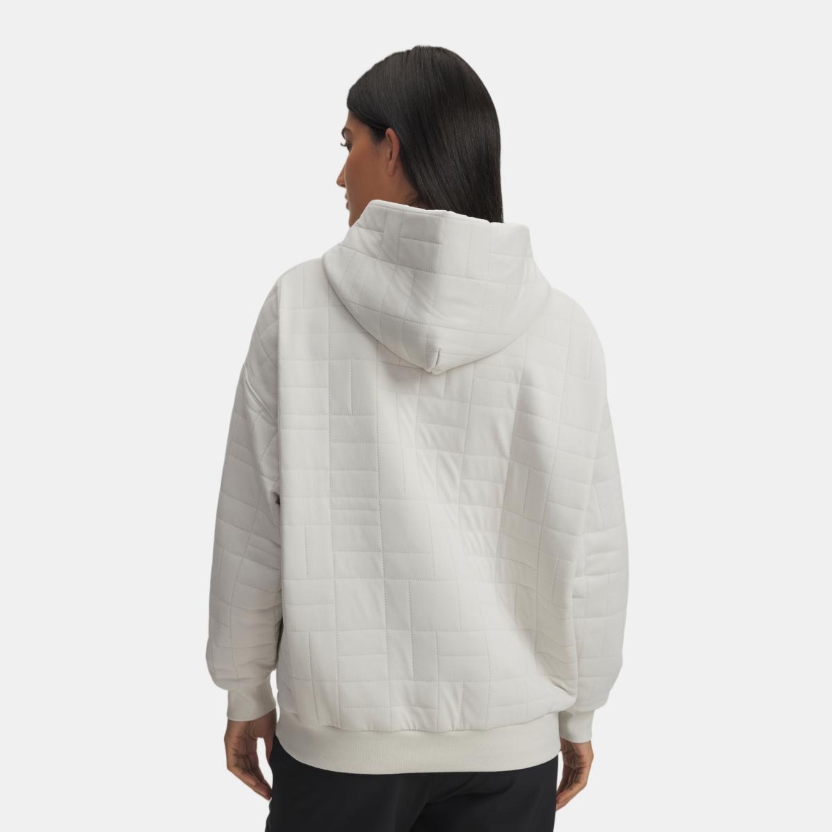 Sweatshirt de Mulher Unstoppable Flc Txtr Hoodie Branco-2