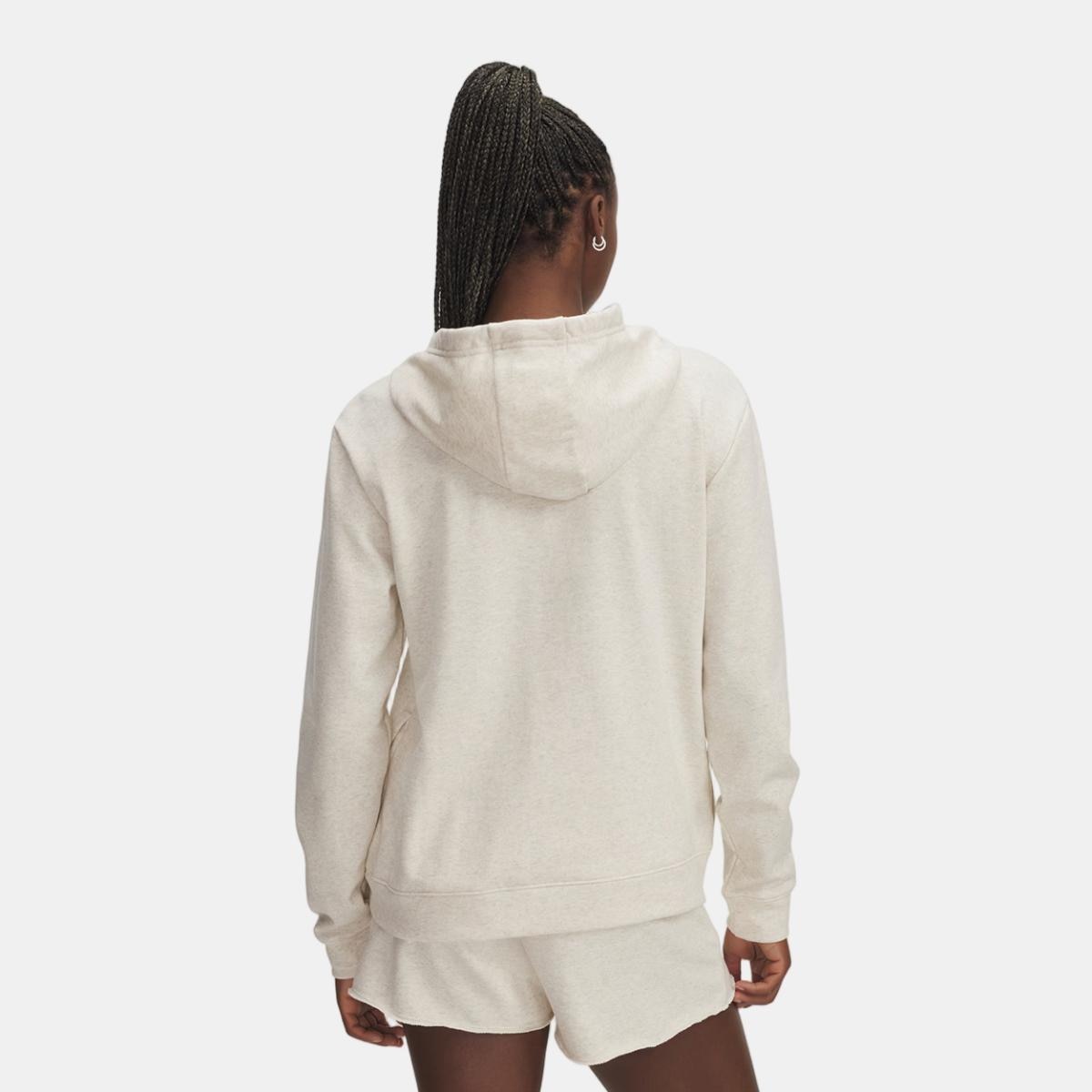 Sweatshirt de Mulher Rival Terry Hoodie Castanho-2