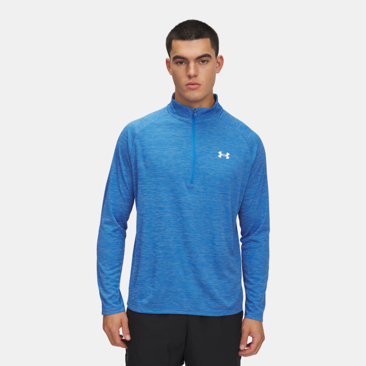 Imagem 0 de T-shirt de Homem Tech Textured 1/2 Zip
