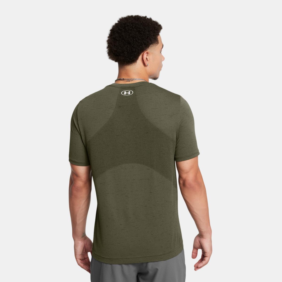 T-shirt de homem Vanish Seamless SS Under Armour Verde-2