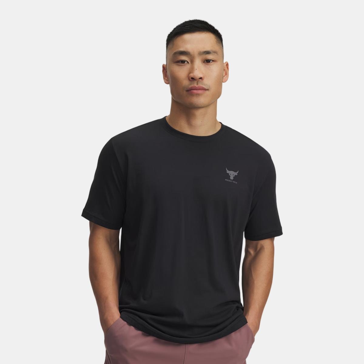 T-shirt de Homem Project Rock Simple Branded SS Preto-1