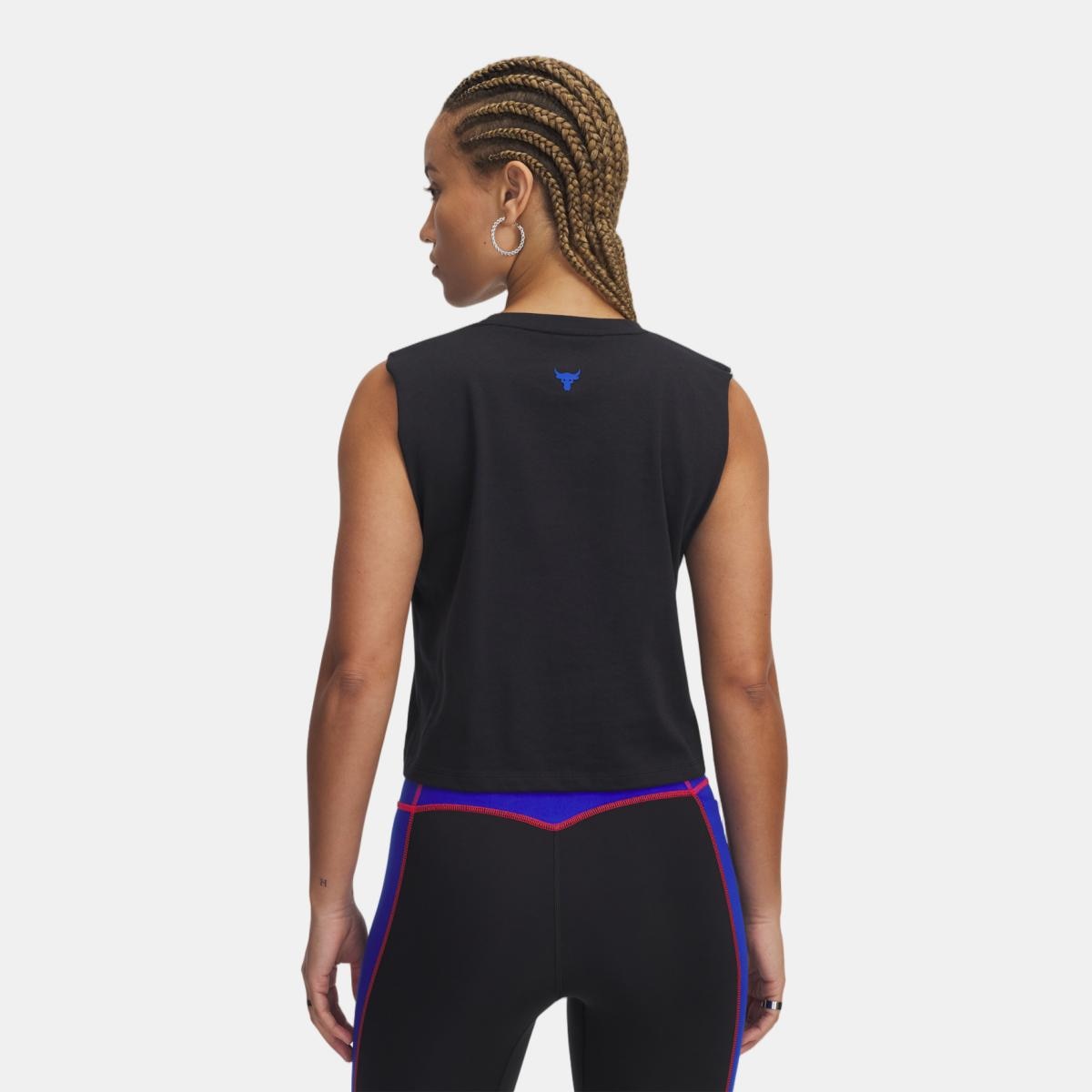 T-shirt de Mulher Project Rock IP Tank Preto-2