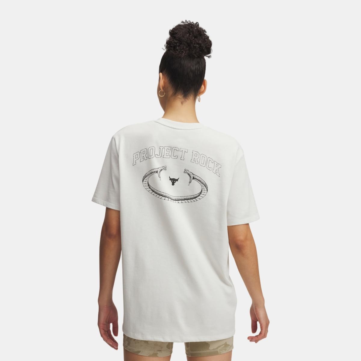 T-shirt de Mulher Project Rock Campus T Branco-2