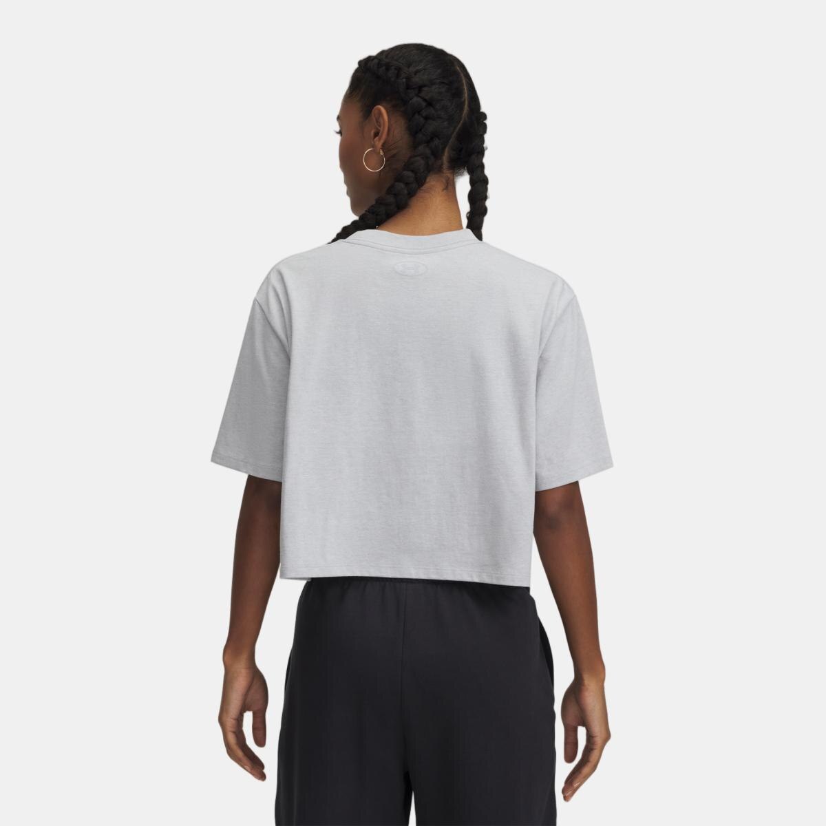 T-Shirt de mulher Rival SS Under Armour Cinzento-2