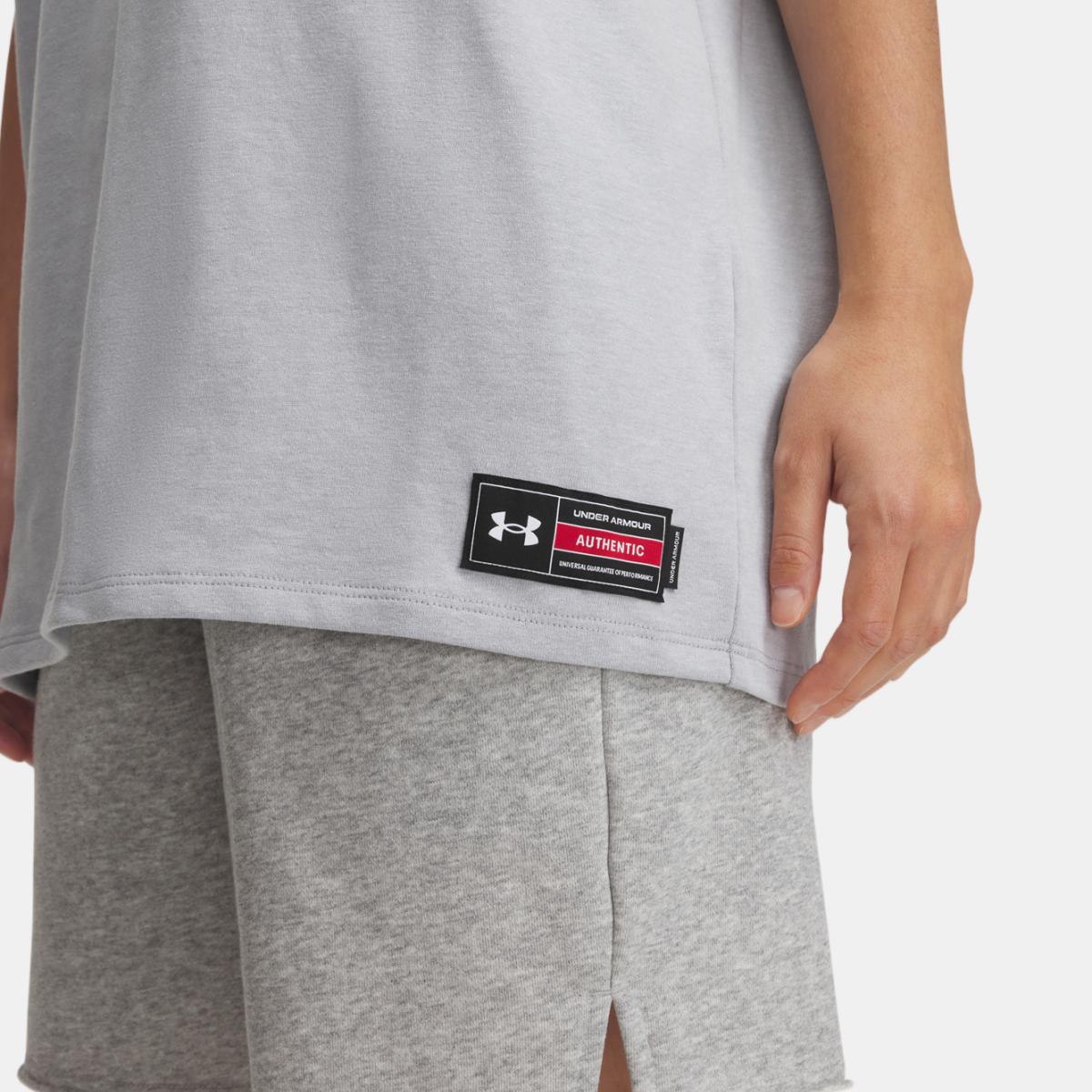 T-shirt de Mulher HWT OS 96 SS Cinzento-3