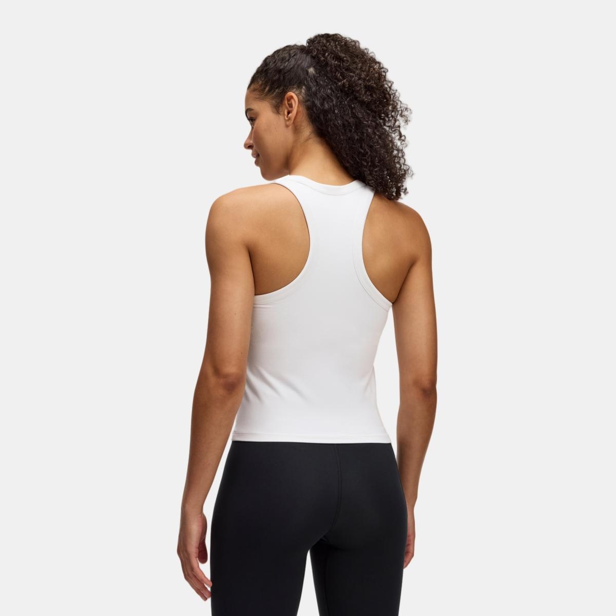 T-shirt de Mulher Motion High Neck Tank Branco-2