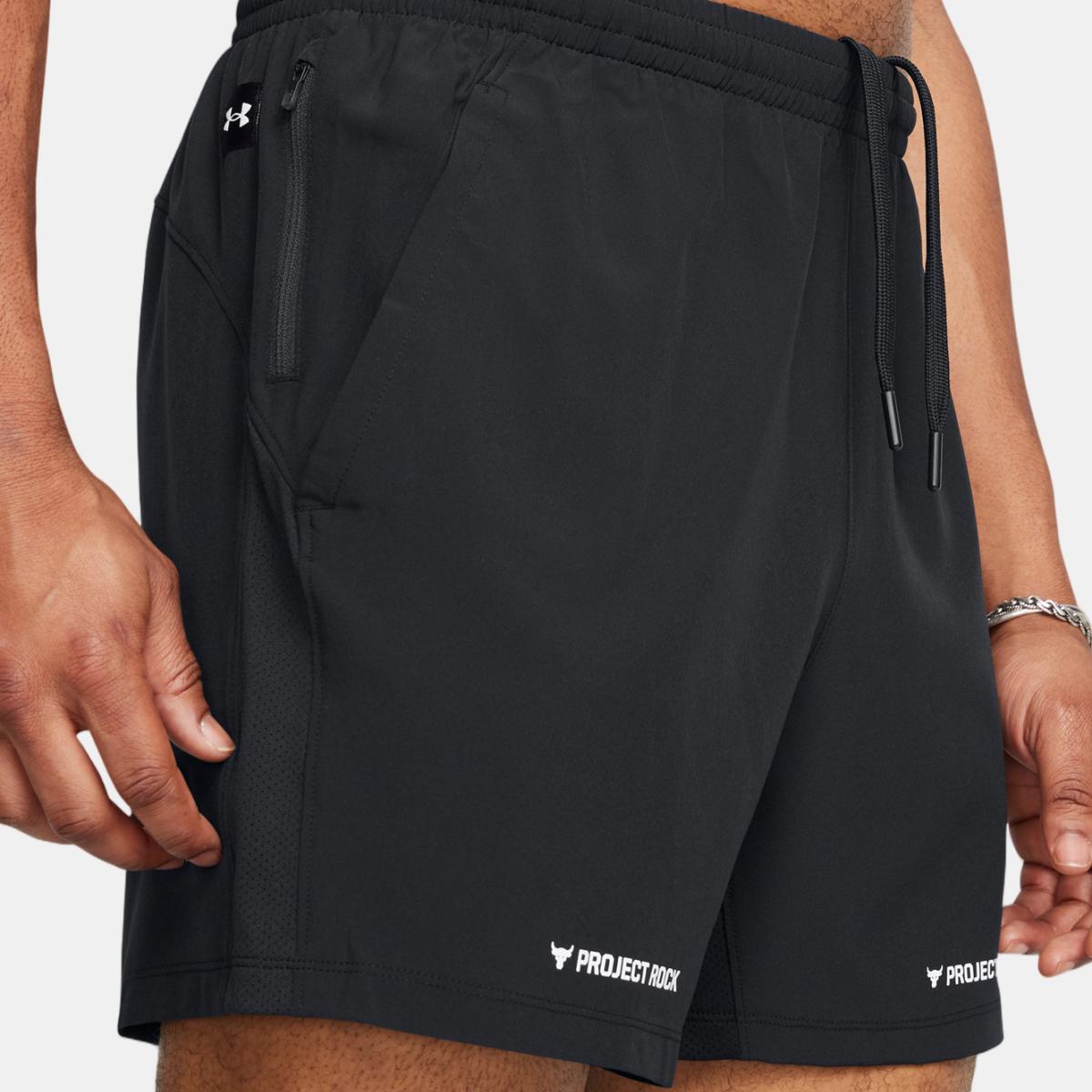 Calções de Homem Project Rock Ultimate 13 cm Preto / Branco-3