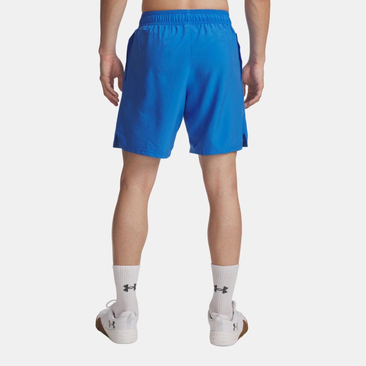Calções de Homem Tech Woven Wordmark Short Azul-2