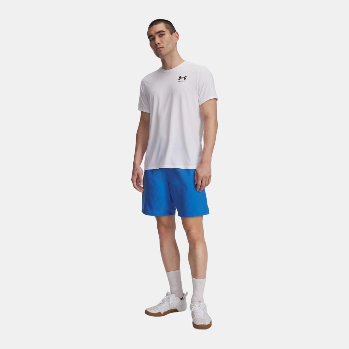 Calções de Homem Tech Woven Wordmark Short Azul-3