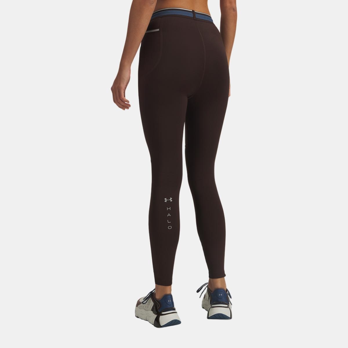 Leggings de Mulher Halo Run CW Tights Castanho-2