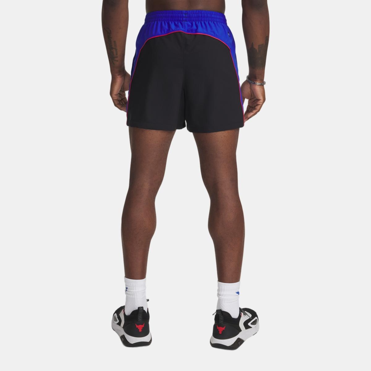 Calções de Homem Project Rock Colorblock Wvn Short Preto-2