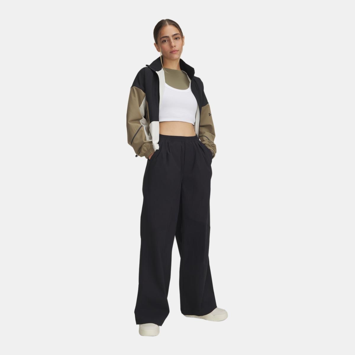 Calças de Mulher Unstoppable Wvn Parachute Preto-4