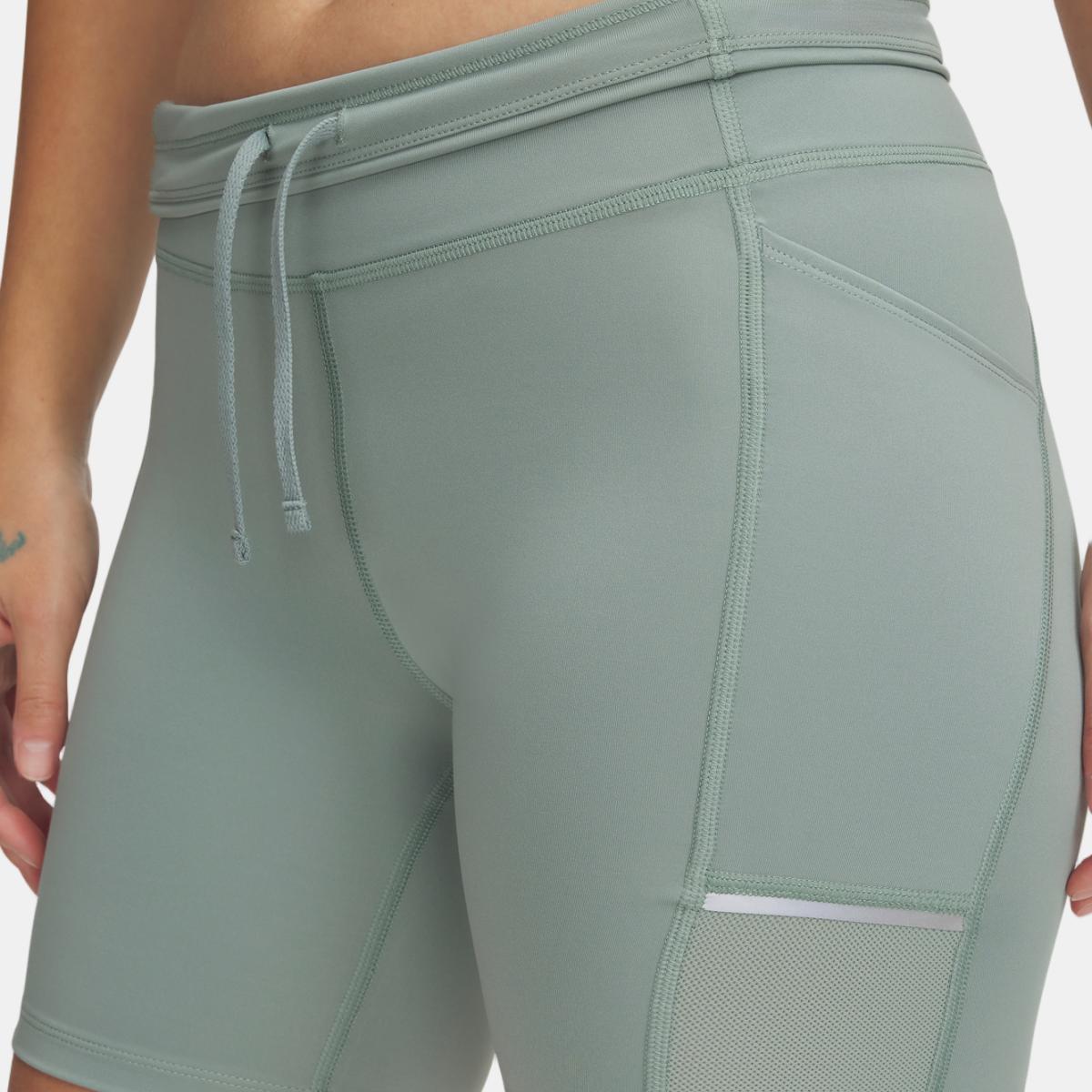 Calções de Mulher Launch 6" Short Verde-3