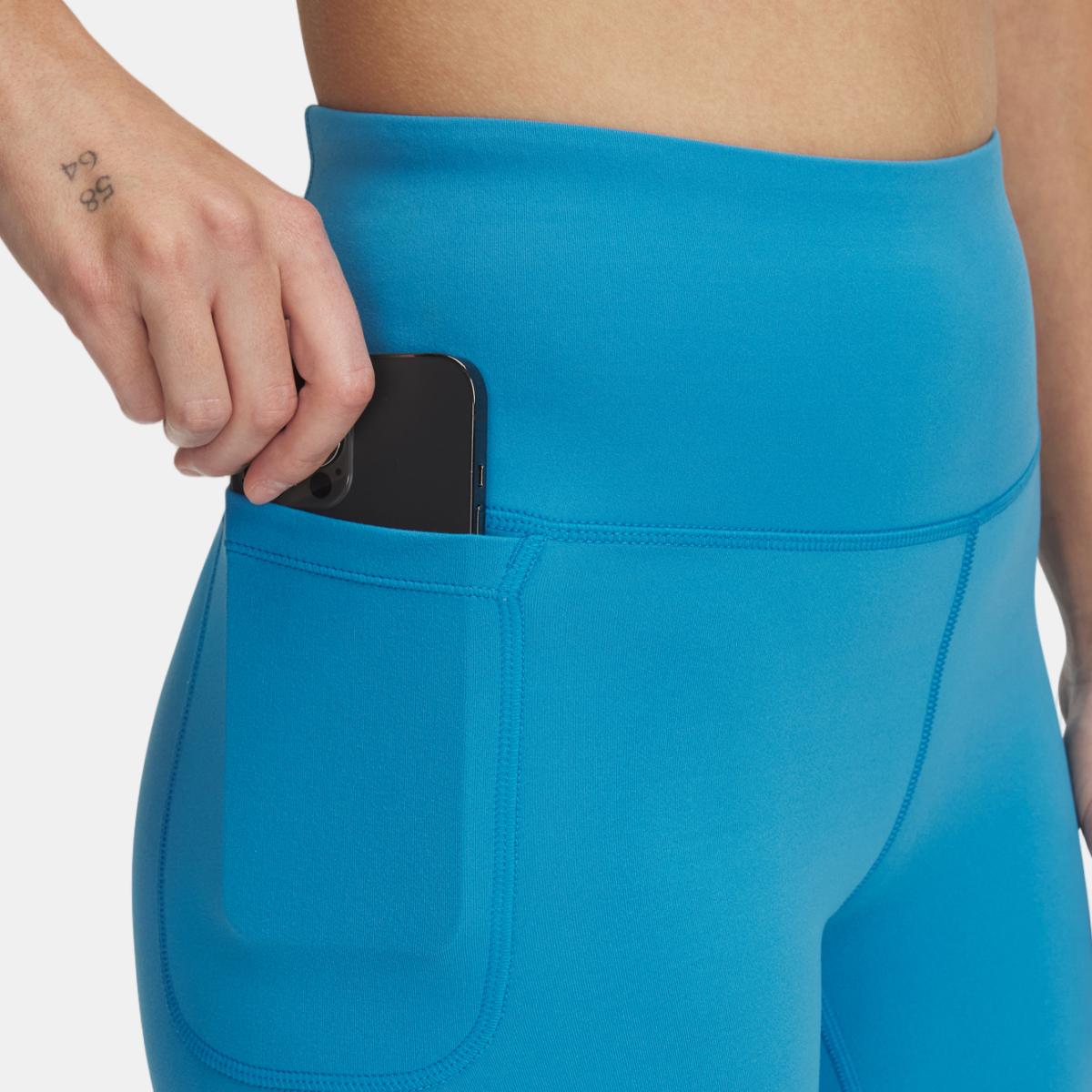 Calções de Mulher Motion Bike Short EMEA Azul-3