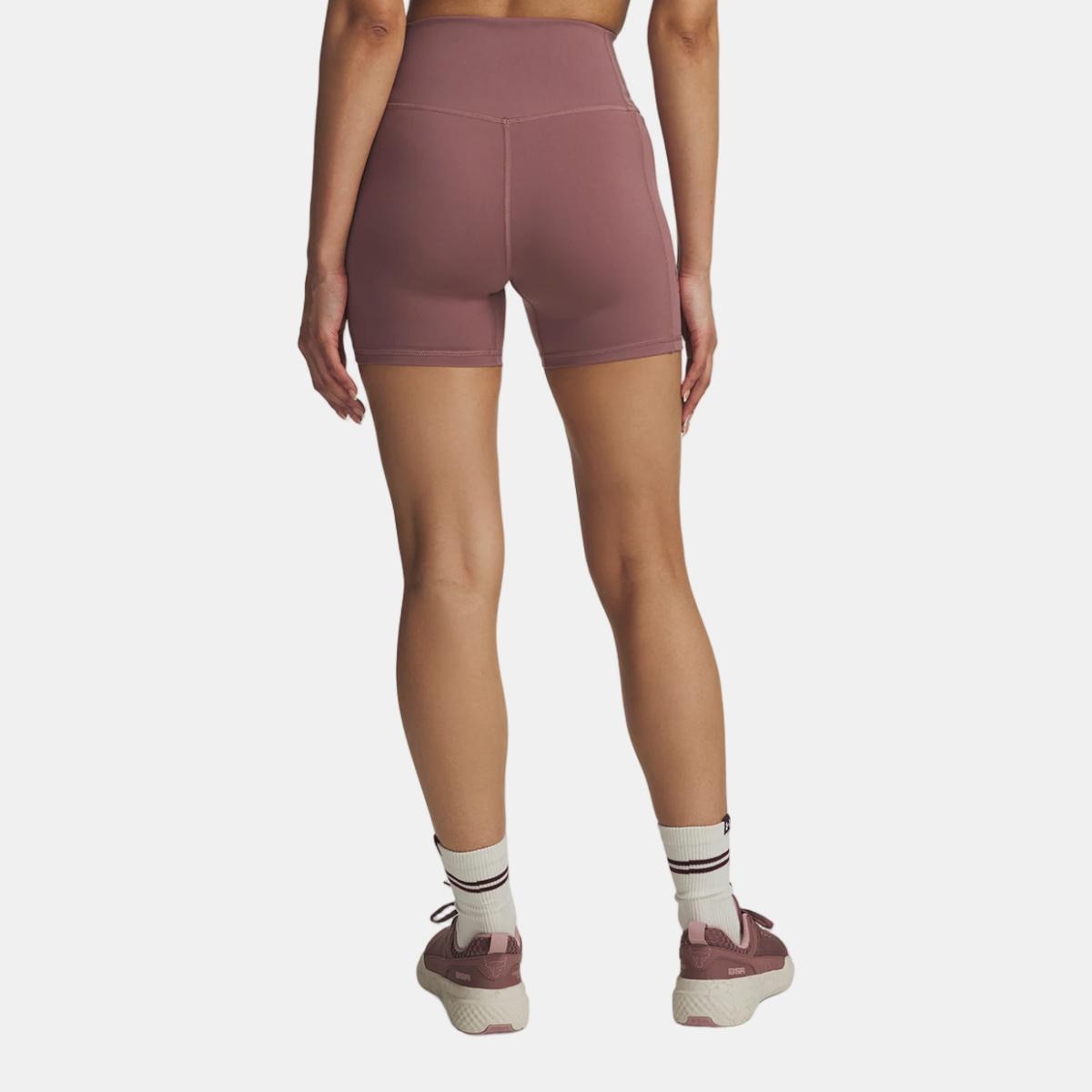 Leggings Tipo Calções de Mulher Project Rock Middie Short Castanho-2