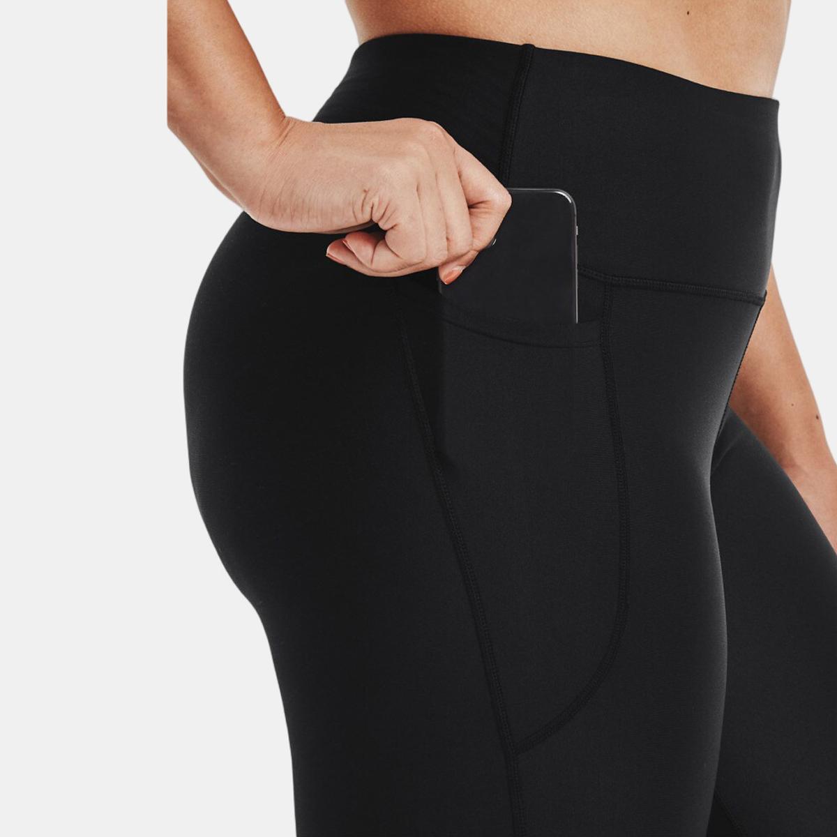 Leggings de Mulher Tamanhos Grandes HeatGear® Armour No-Slip Preto / Branco-3
