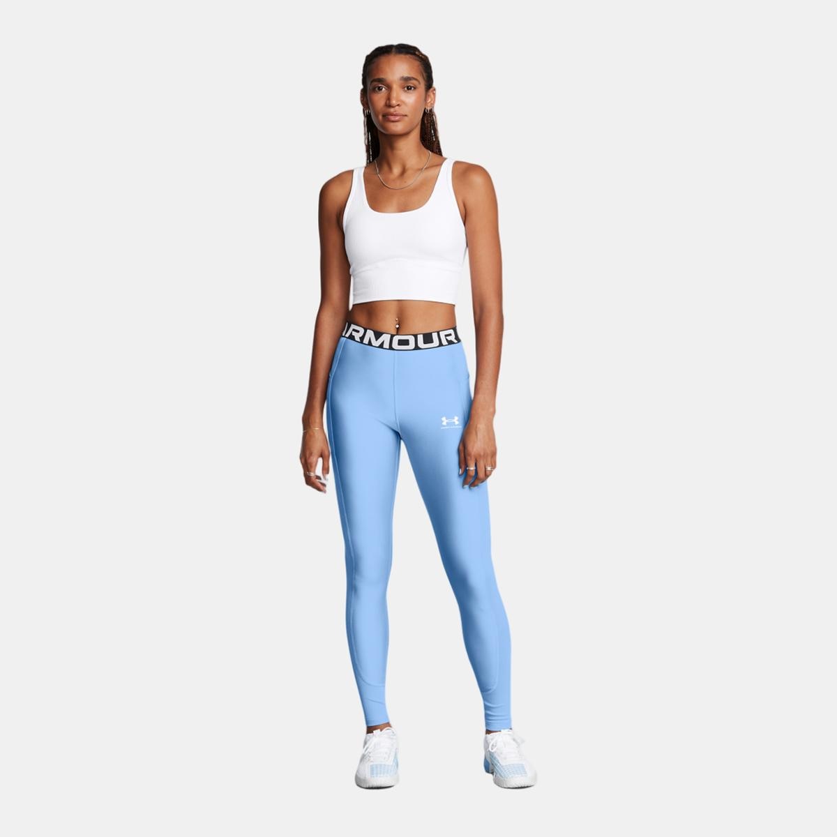 Leggings de Mulher Heatgear Rib Legging-Blk Azul-4