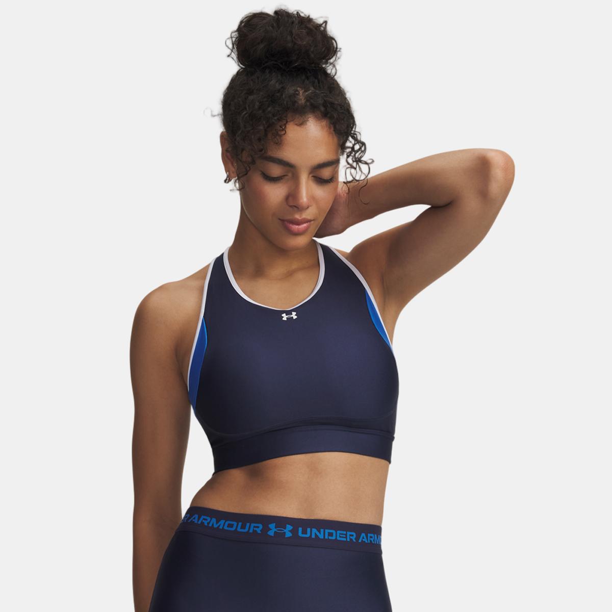 Top de Mulher Crossback Mid Open Back Azul-5