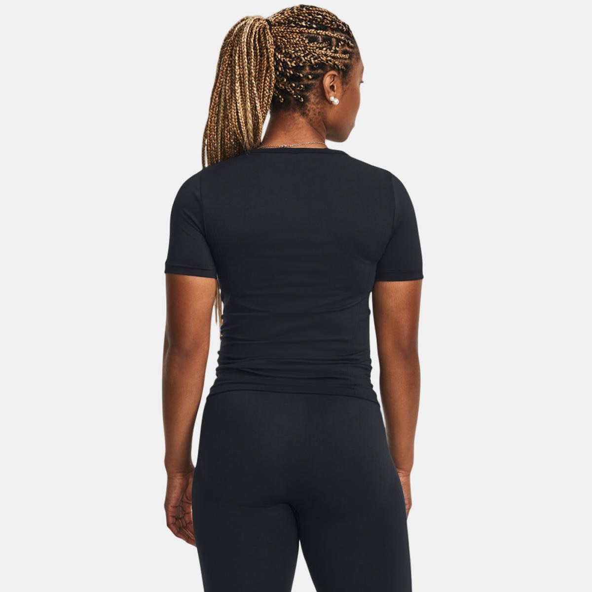 T-shirt de Mulher Train Seamless Preto-2