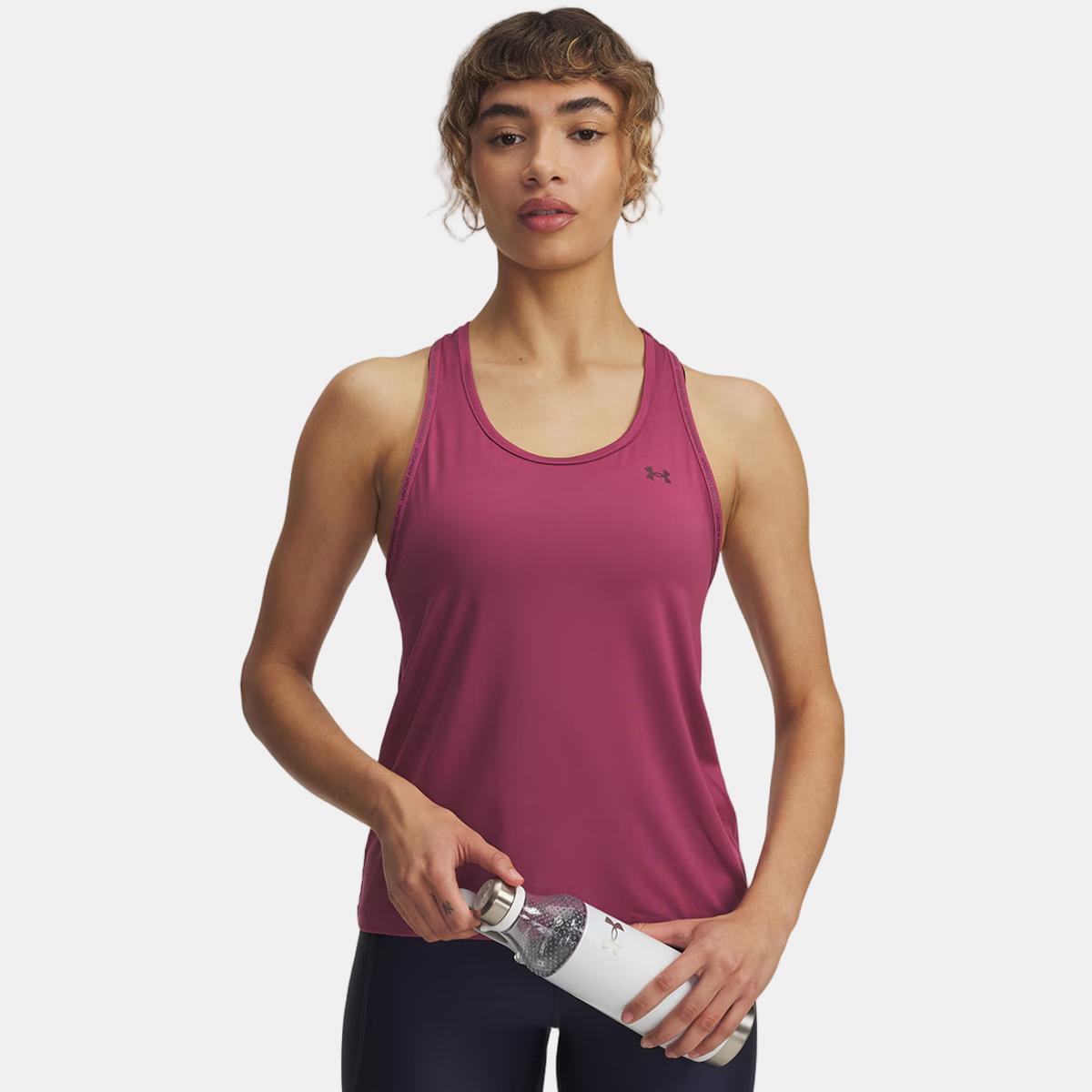 T-shirt de Mulher Tech Knockout Tank Vermelho-1