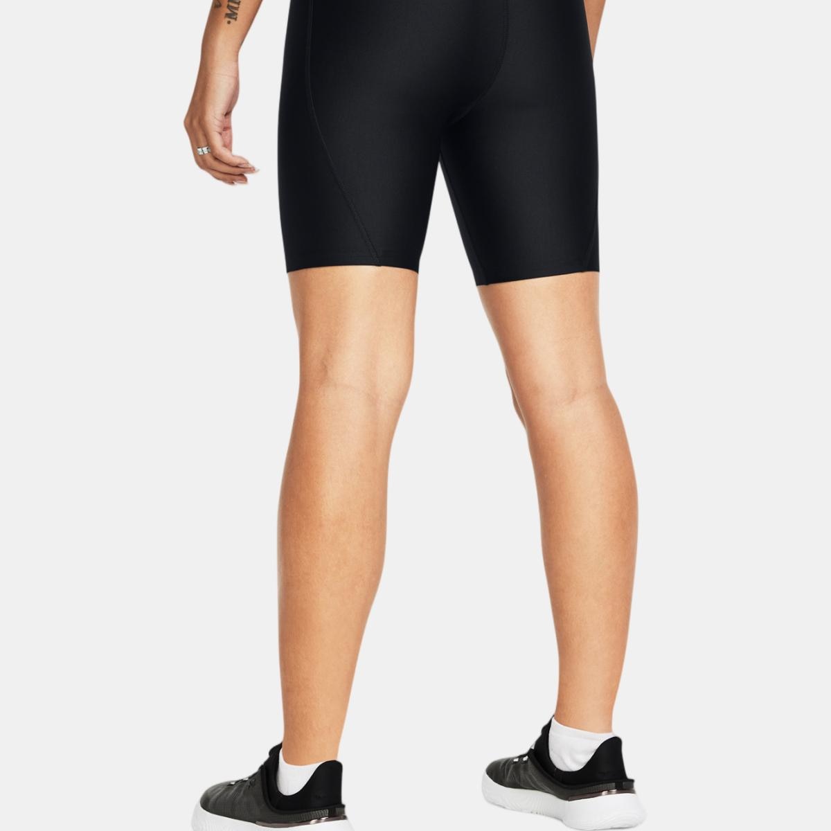 Calções de Mulher 20 cm HeatGear® Preto / Branco-2