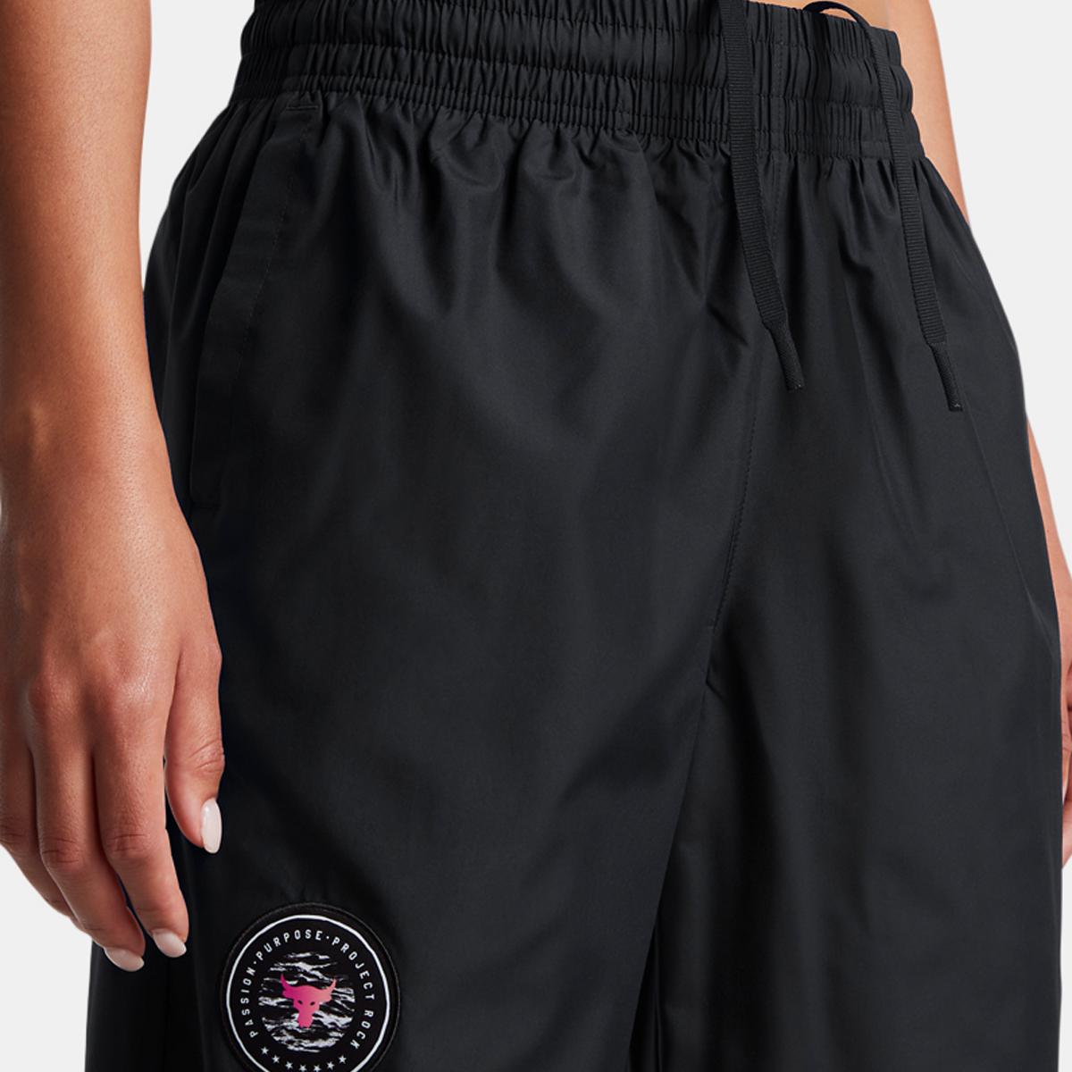 Calças de Mulher Project Rock Wvn Pant Boh Preto-3