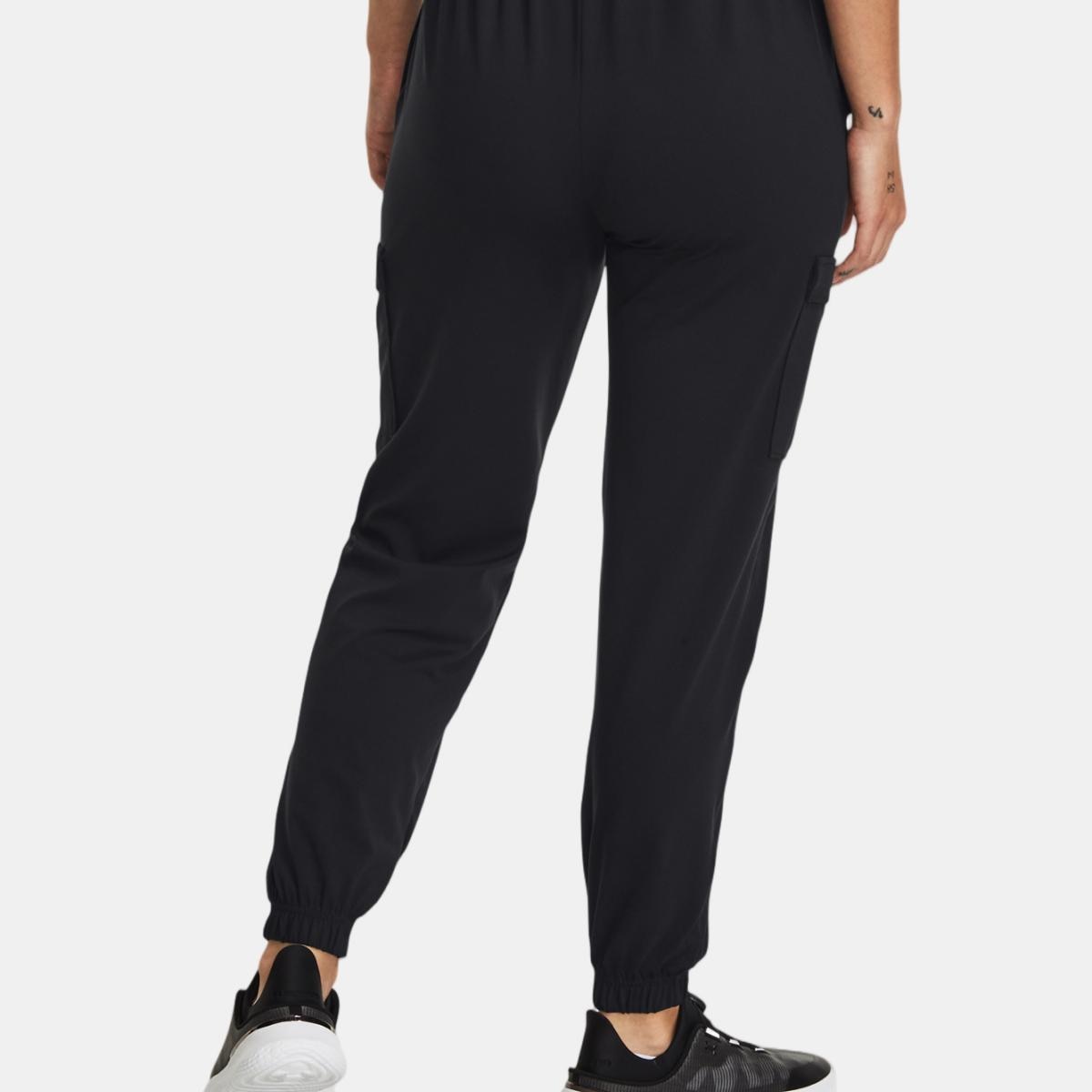 Calças de Mulher Meridian Cargo Jogger Preto-2