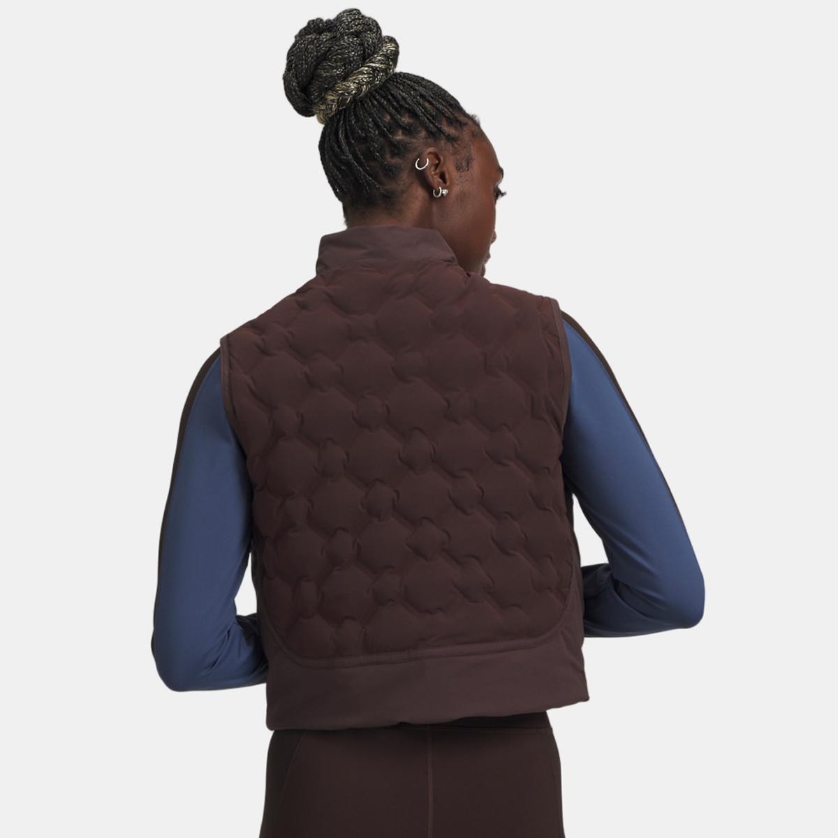 Colete Corta-Vento de Mulher Halo CW Vest Castanho-2