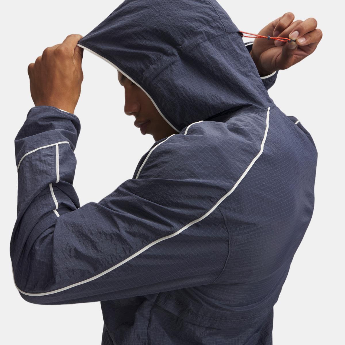 Casaco Corta-Vento de Homem Run 96 Jacket Cinzento-3