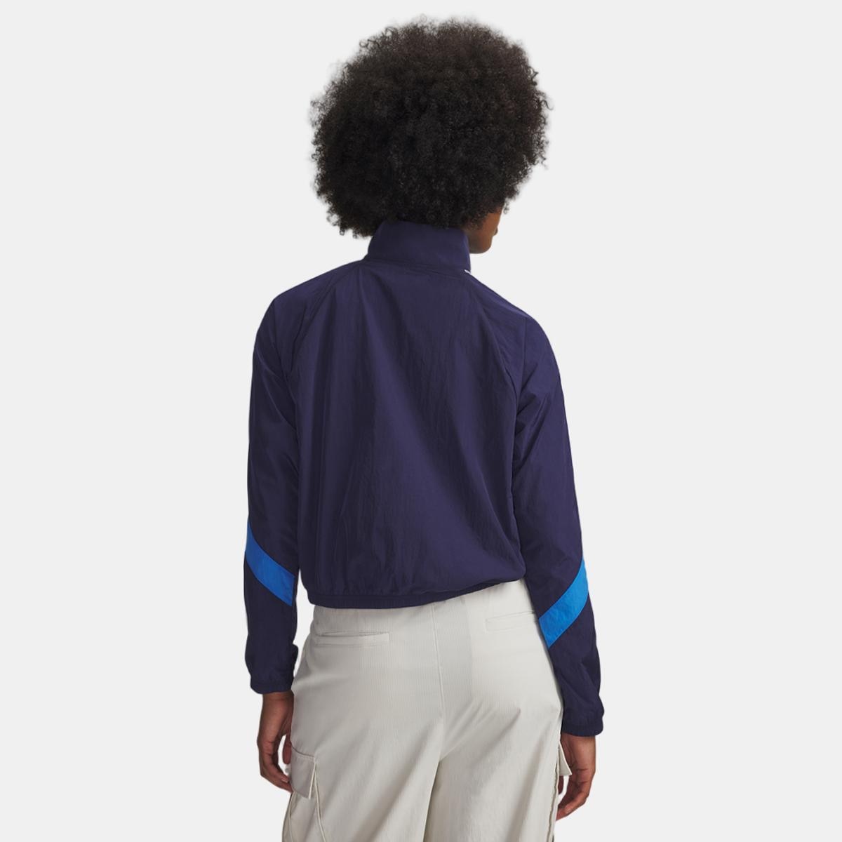 Casaco de Mulher Icon Crinkle Jacket Azul-2