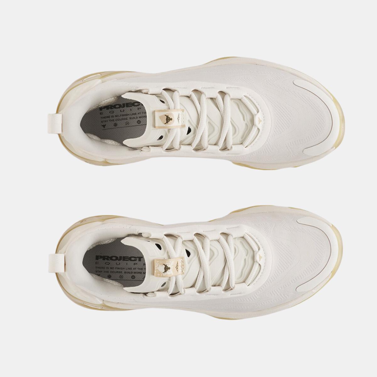 Sapatilhas de Fitness UA W Project Rock 8 Bege-3