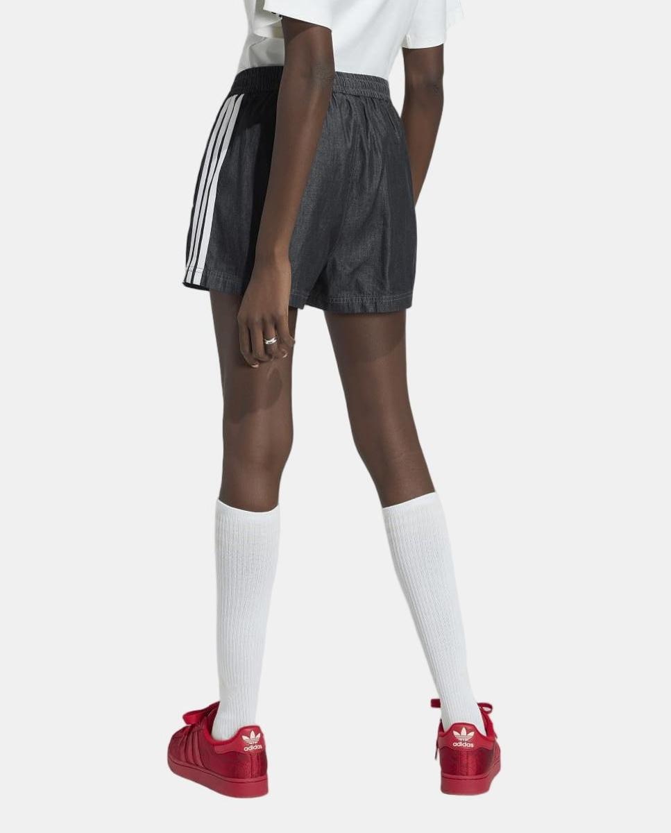 Calções de Ganga de Mulher Denim Shorts Originals Preto-2