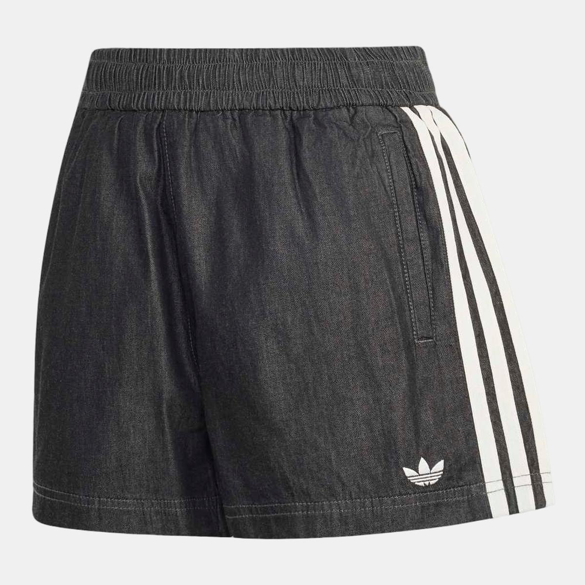 Calções de Ganga de Mulher Denim Shorts Originals Preto-6
