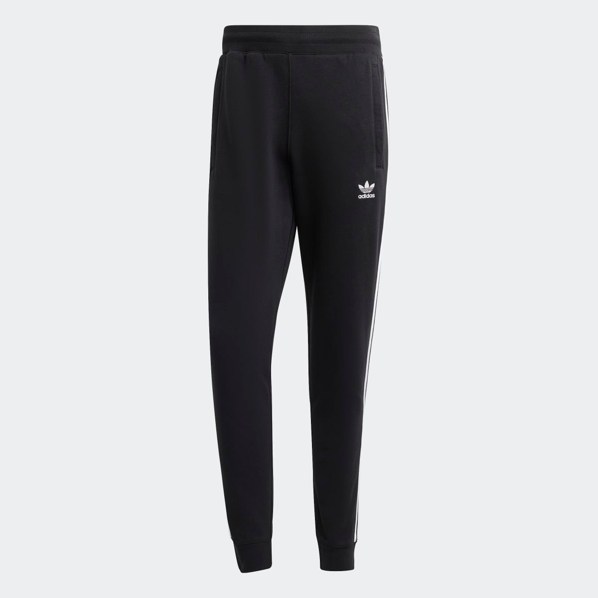 Calças de Homem Adicolor 3 Faixas Originals Preto / Branco-6