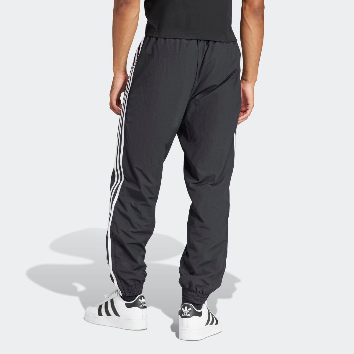 Calças de Homem Firebird Adicolor Woven Originals Preto-2