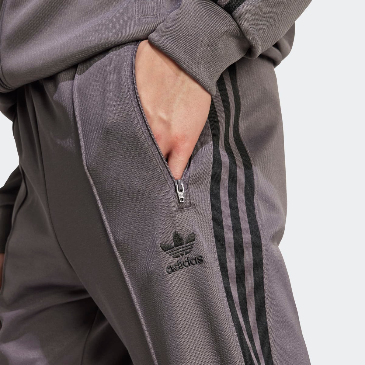 Calças de Homem Adicolor Classics Beckenbauer Originals Cinzento-3