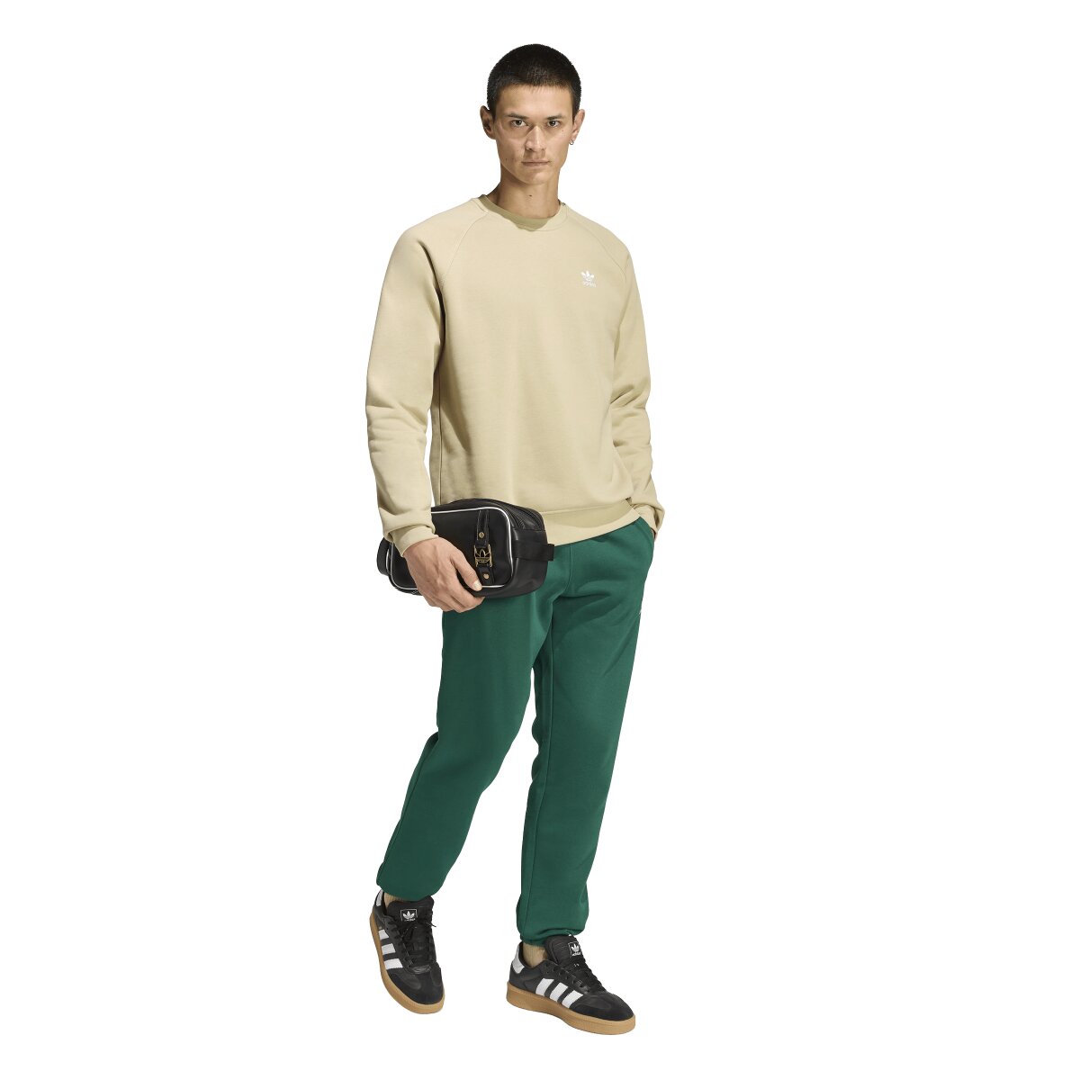 Calças de Homem Trefoil Essentials Originals Verde-4