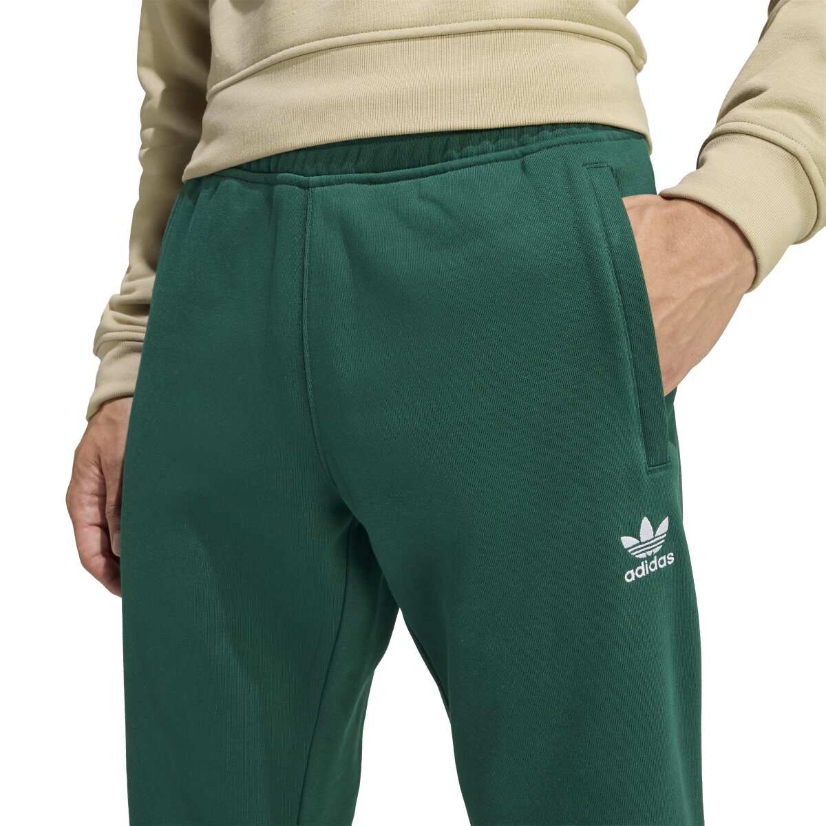Calças de Homem Trefoil Essentials Originals Verde-6
