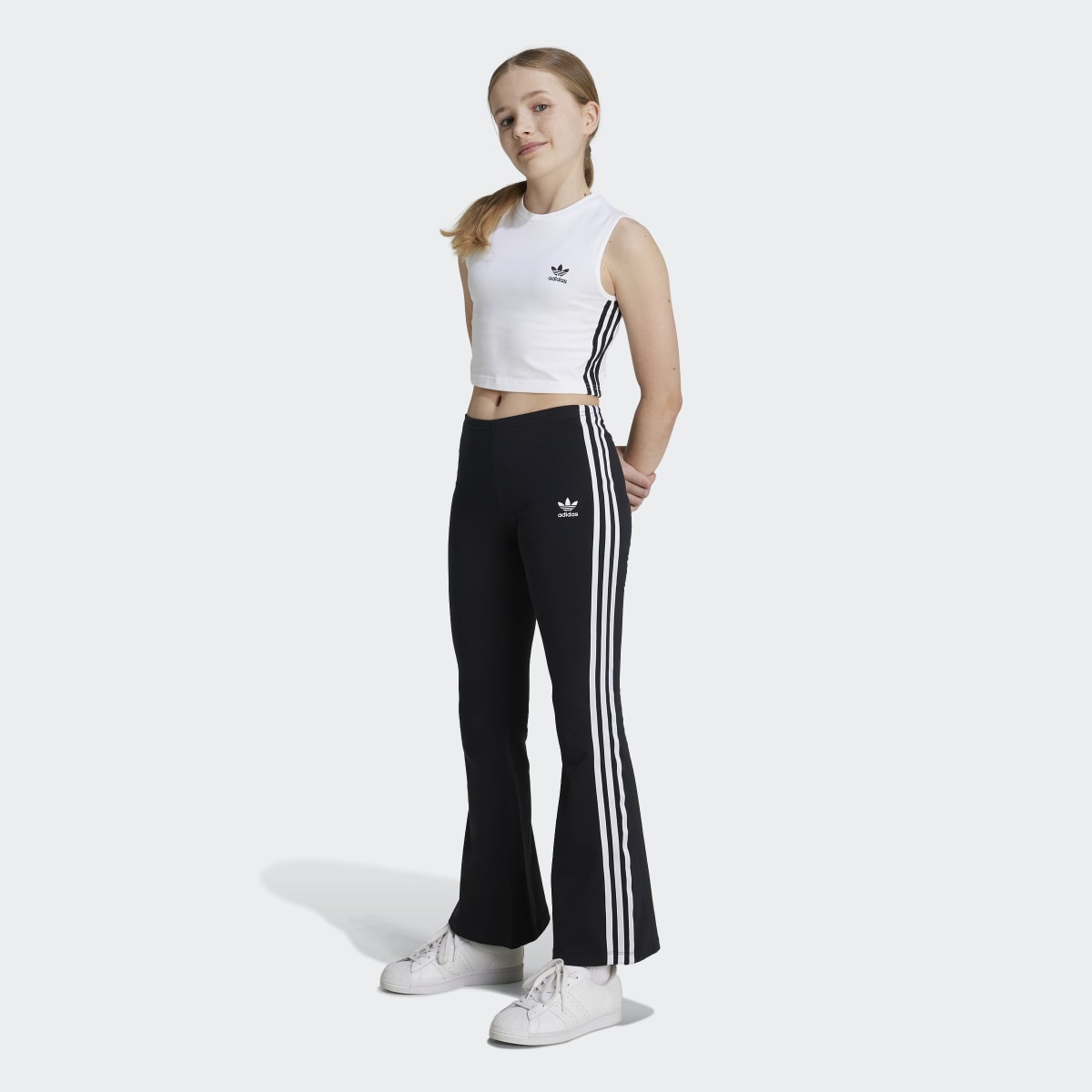 Leggings de Criança Adicolor Preto-1