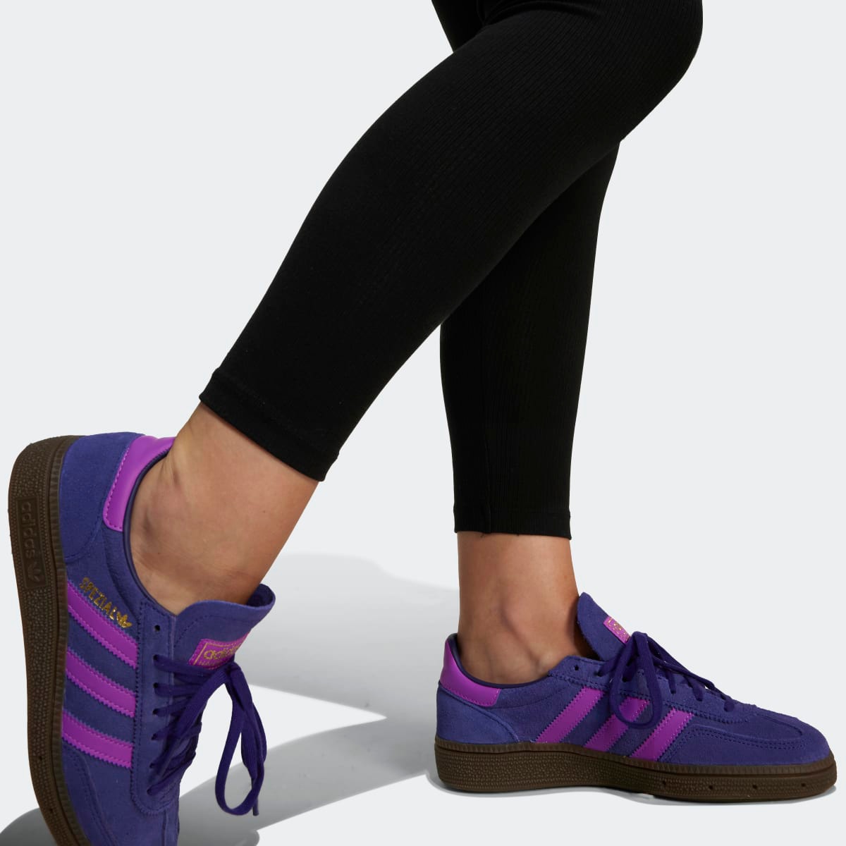 Leggings de Criança Ribbed Originals Preto-4