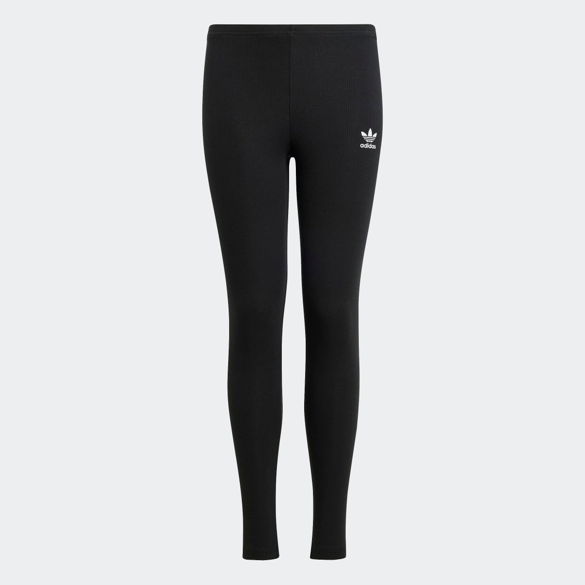 Leggings de Criança Ribbed Originals Preto-6