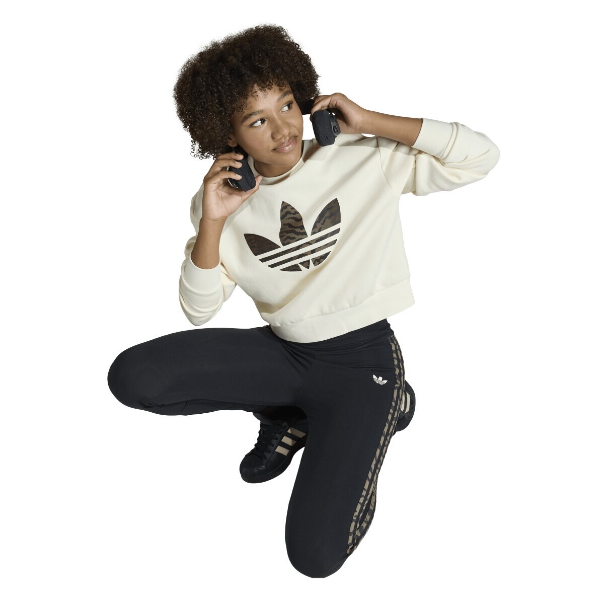 Leggings de Menina Graphics Originals Preto-4