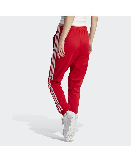 Calças de Mulher Adicolor Classics Cuffed Originals Vermelho-2