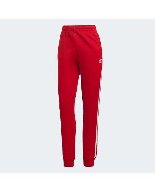 Calças de Mulher Adicolor Classics Cuffed Originals Vermelho-6
