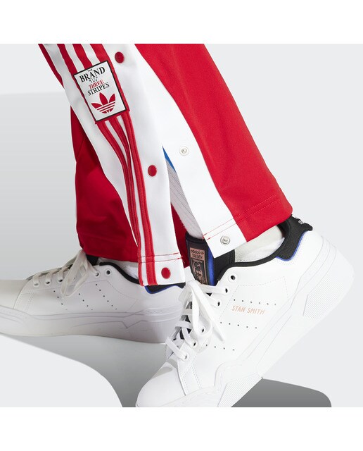 Calças de mulher Adibreak adidas Originals Vermelho / Branco-3