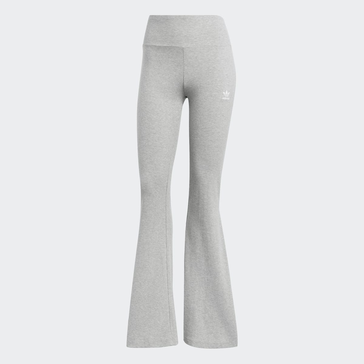 Leggings de Mulher Essentials Rib Flared Originals Cinzento-6