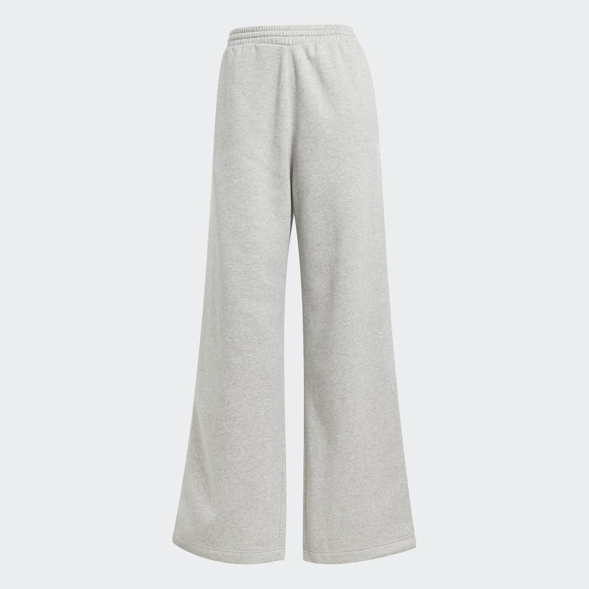 Calças de Mulher Wide Leg Fleece Cinzento-6