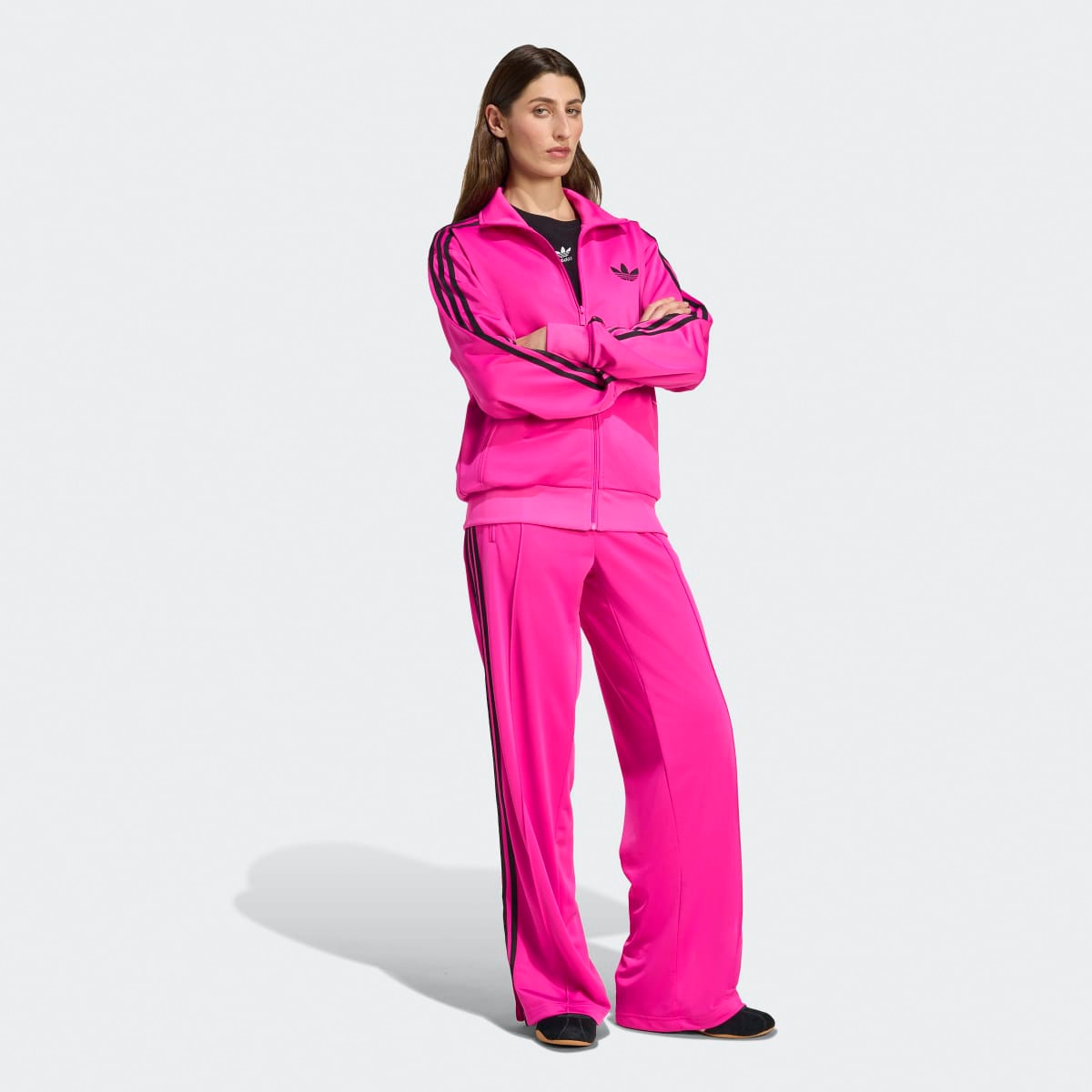 Calças de Mulher Adicolor Classic Firebird Loose Originals Rosa-5