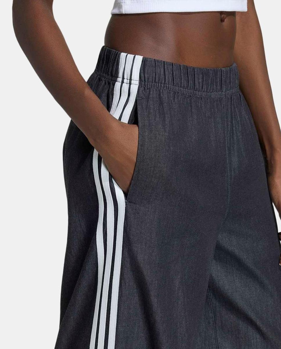 Jeans Wide Leg de Mulher Originals Preto-4